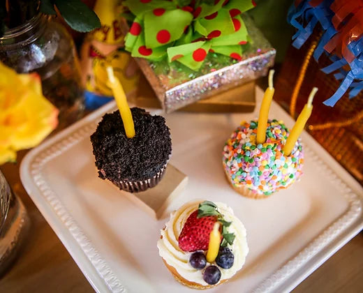 Hand-Dipped Birthday Candles
